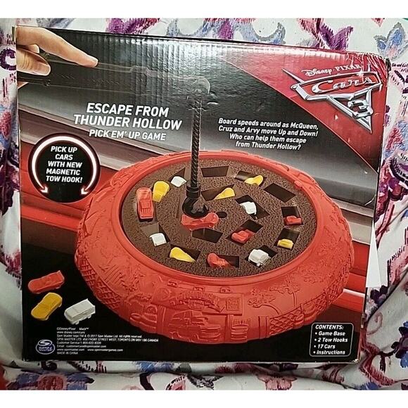 DISNEY/PIXAR CARS "ESCAPE FROM THUNDER HOLLOW" PICK 'EM UP GAME NEW/SEALED - Picture 2 of 2